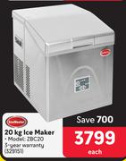 Snomaster 20Kg Ice Maker ZBC20
