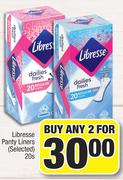 Libresse Panty Liners (Selected) 20's Pack-For Any 2