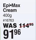Epi-Max Cream-400g