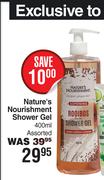 Nature's Nourishment Shower Gel Assorted-40ml
