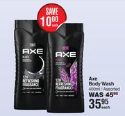 Axe Body Wash Assorted-400ml Each