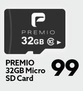 0 Premio 32GB Micro SD Card