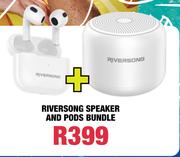 Riversong Speaker & Pods Bundle