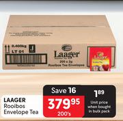 Laager Rooibos Envelope Tea-200's 