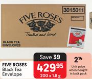 Five Roses Black Tea Envelope-200 x 1.8g
