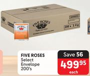 Five Roses Select Envelope-200's Each