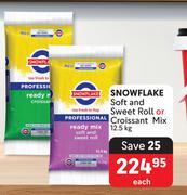 Snowflake Soft & Sweet Roll Or Croissant Mix-12.5Kg Each