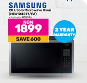 Samsung 28L Solo Microwave Oven ME6104ST1/FA