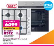 Defy Gas Hob & Electric Oven Box Set DCB843E