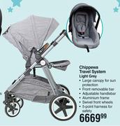 Baby Things Chippewa Travel System Light Grey