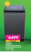 Defy 14Kg Top Loader Washing Machine (Manhattan Grey) G-DTL-160