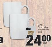 Spar Good Living White Coffee Mug-Each