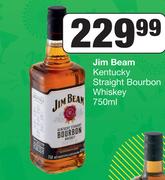 Jim Beam Kentucky Straight Bourbon Whiskey-750ml