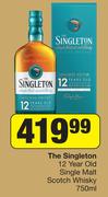 The Singleton 12 Year Old Single Malt Scotch Whisky-750ml