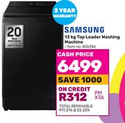 Samsung 13Kg Top Loader Washing Machine