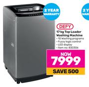 Defy 17Kg Top Loader Washing Machine