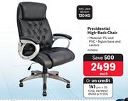 Presidential High Back Chair