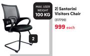 Santorini Visitors Chair-Each