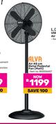 Alva Air 40cm Metal Pedestal Fan Matt