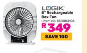 Logik 8" Rechargeable Box Fan