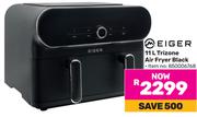 Eiger 11L Trizone Air Fryer Black