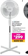 Logik 40cm Pedestal Fan LT-40P01