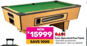 Easi Eight Coin Operated Pool Table