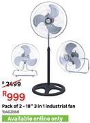 Industrial Fan 3-In-1 Pack Of 2-18" 1B402BB8