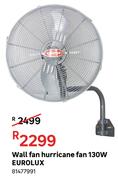 Eurolux Wall Fan Hurricane Fan 130W 81477991