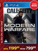 PS4 Call Of Duty Modern Warfare