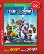 Xbox One Plants Vs Zombies Battle For Neighborville