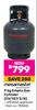 Megamaster 9Kg Empty Gas Cylinder CV/157/3/N 783845