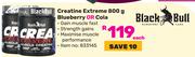 Black Bull Creatine Extreme Blueberry Or Cola 833145-800g
