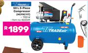 Tradeair 50L 3 Piece Compressor MCFRC117 822049
