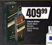 Johnnie Walker Double Black Blended Scotch Whisky-750ml