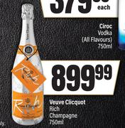 Veuve Clicquot Rich Champagne-750ml