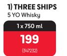 Three Ships 5 Yo Whisky-750ml