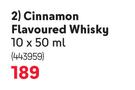 Firewater Cinnamon Flavoured Whisky-10 x 50ml