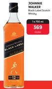 Johnnie Walker Black Label Scotch Whisky-750ml