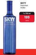 Skyy Imported Vodka-750ml