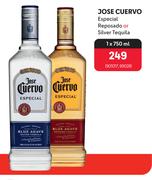 Jose Cuervo Especial Reposado Or Silver Tequila-750ml