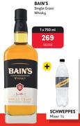 Bain's Single Grain Whisky-750ml