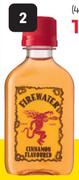 Firewater Cinnamon Flavoured Whisky-10 x 50ml
