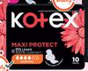 Kotex Maxi Protect Pads 10 Normal, 8 Super, 8 All Nighter-Per Pack