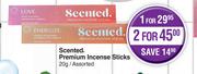 Scented, Premium Incense Sticks Assorted-For 2 x 20g