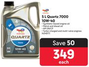 Total Energies Quartz 7000 10W-40-5L