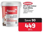 Plascon True Colour Fresh White-20L