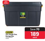 Addis 110L Rough Tote Storage Box-Each