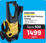 0Karcher K2.360 High Pressure Cleaner 