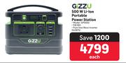 Gizzu 500W Li-Ion Portable Power Station GPS500